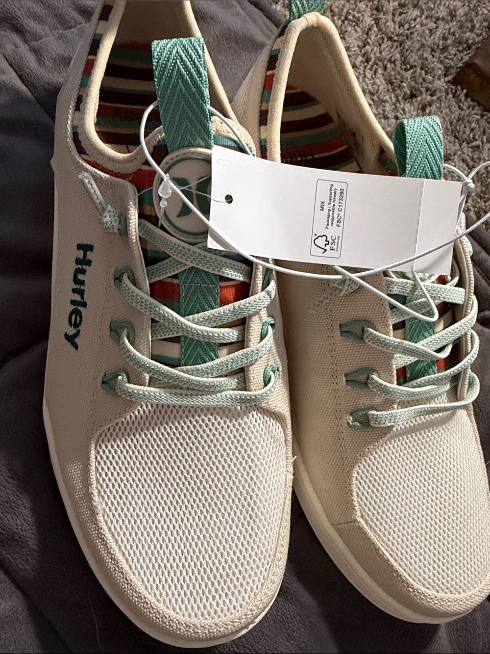 Hurley Cream slip onSneakers